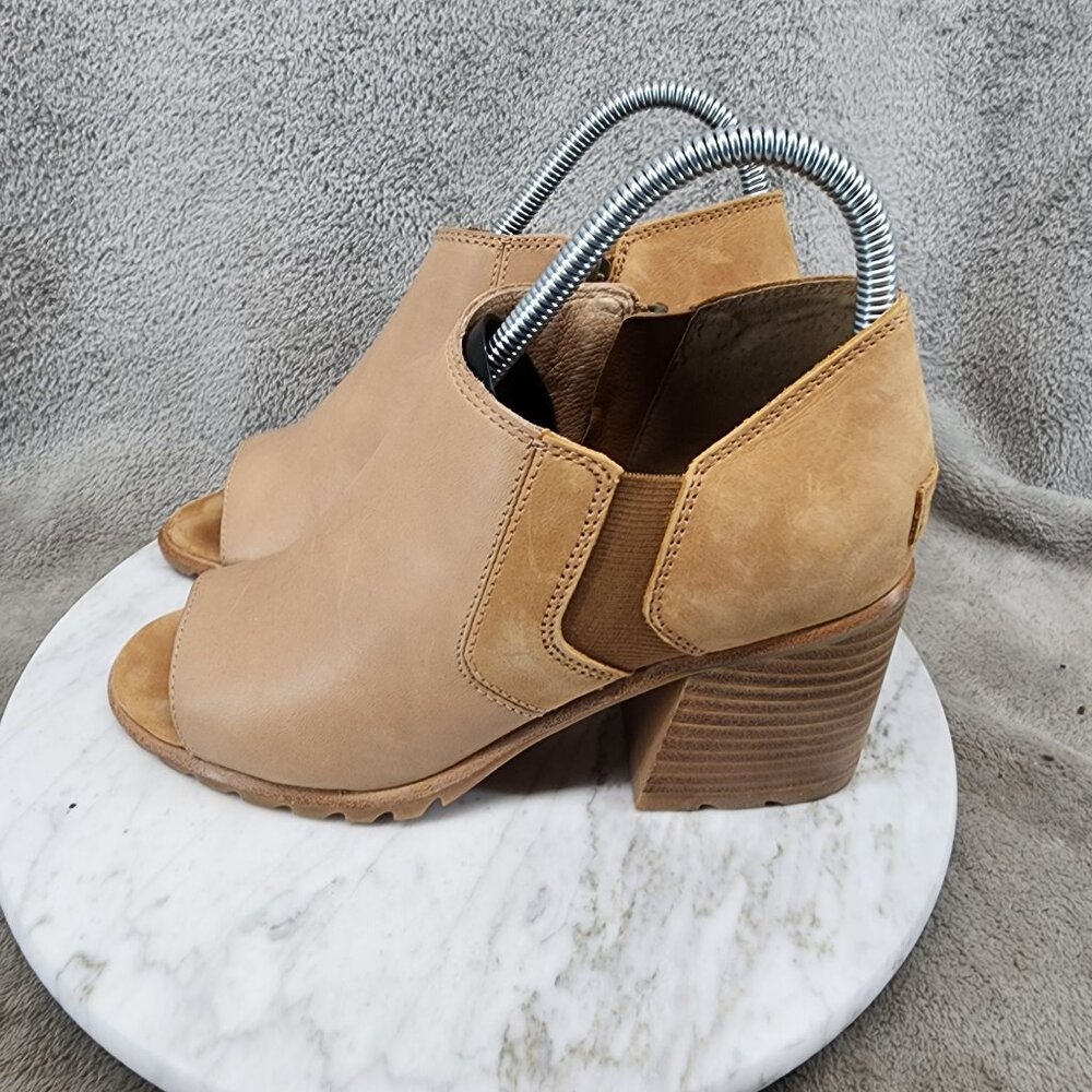 Sorel Shoes Womens Size 7.5 Brown Side Zip Ankle Booties *NWOT*